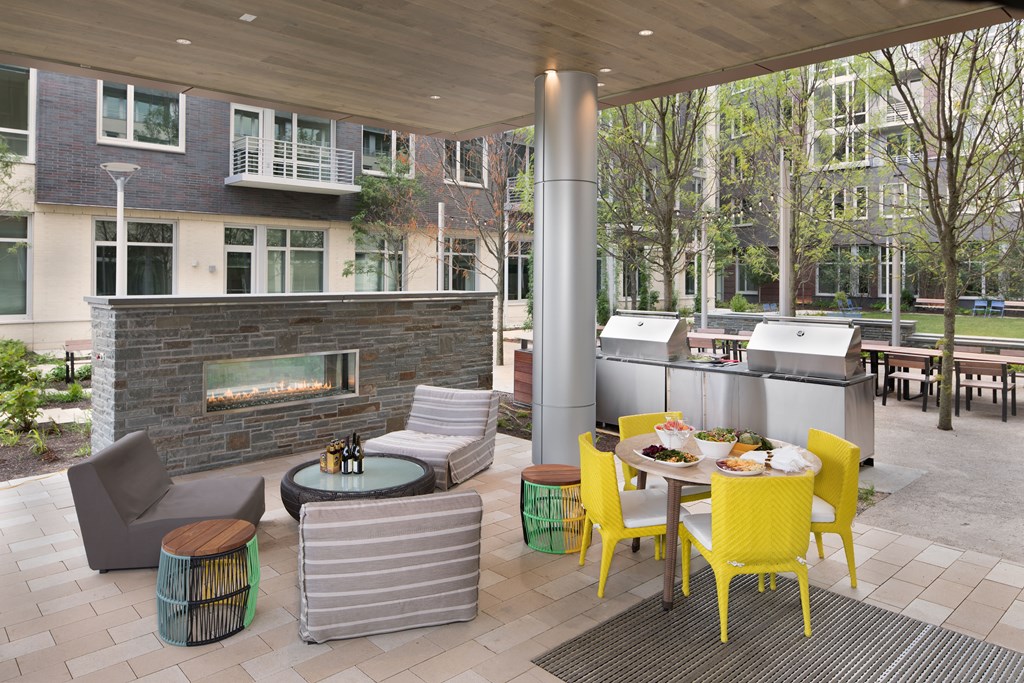 Patio at The Pearl, Silver Spring, Maryland