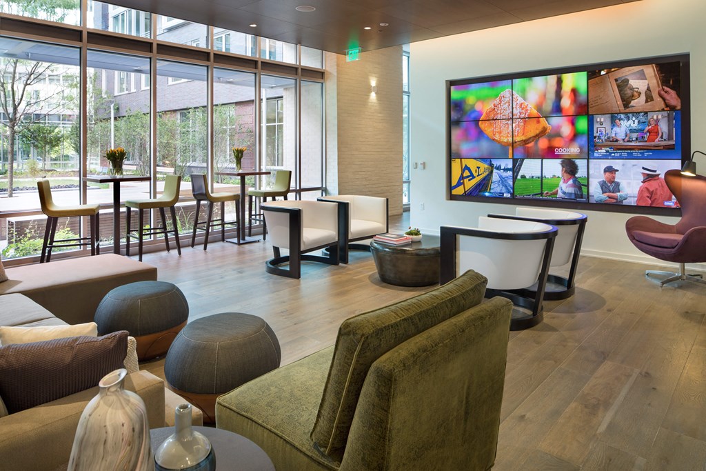 TV Lounge at The Pearl, Silver Spring, Maryland