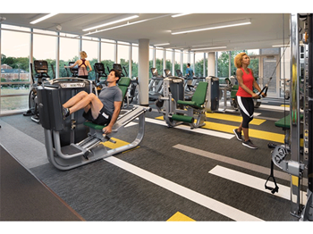 Fully Equipped Fitness Center at The Pearl, Maryland, 20910