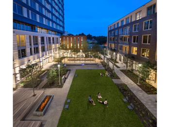 Open Courtyard at The Pearl, Silver Spring, MD 20910q