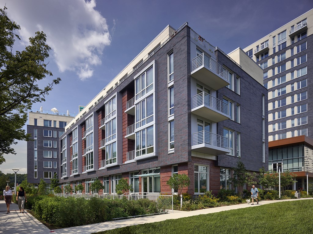 Exterior Walk Way at The Pearl, Silver Spring, Maryland