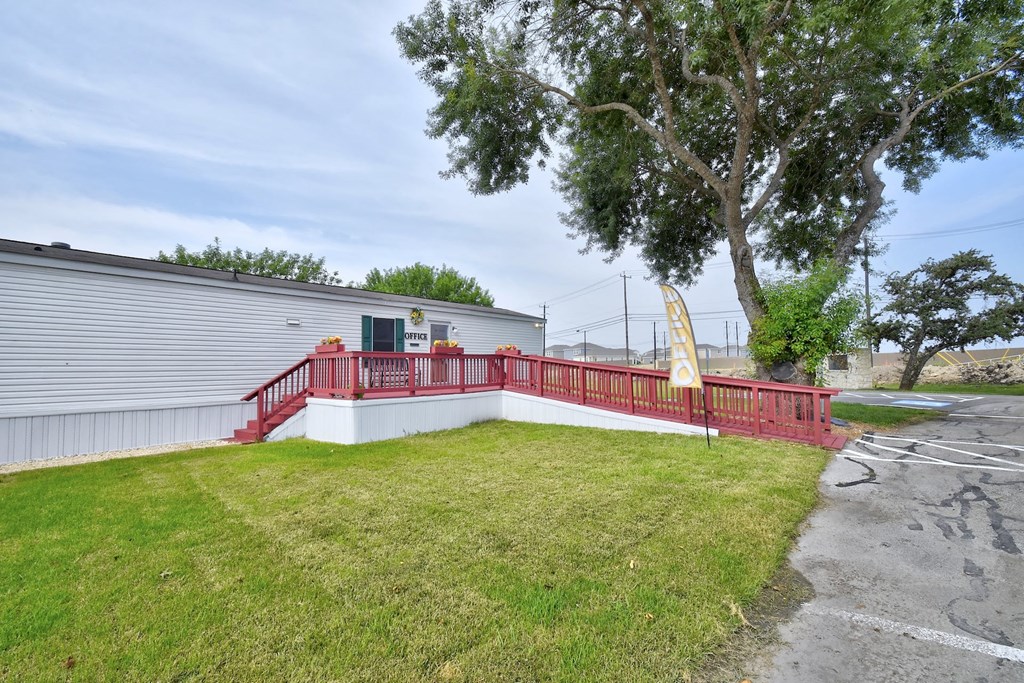 Green Space backyard with a patio and a fence at Country Oaks, Texas, 78253