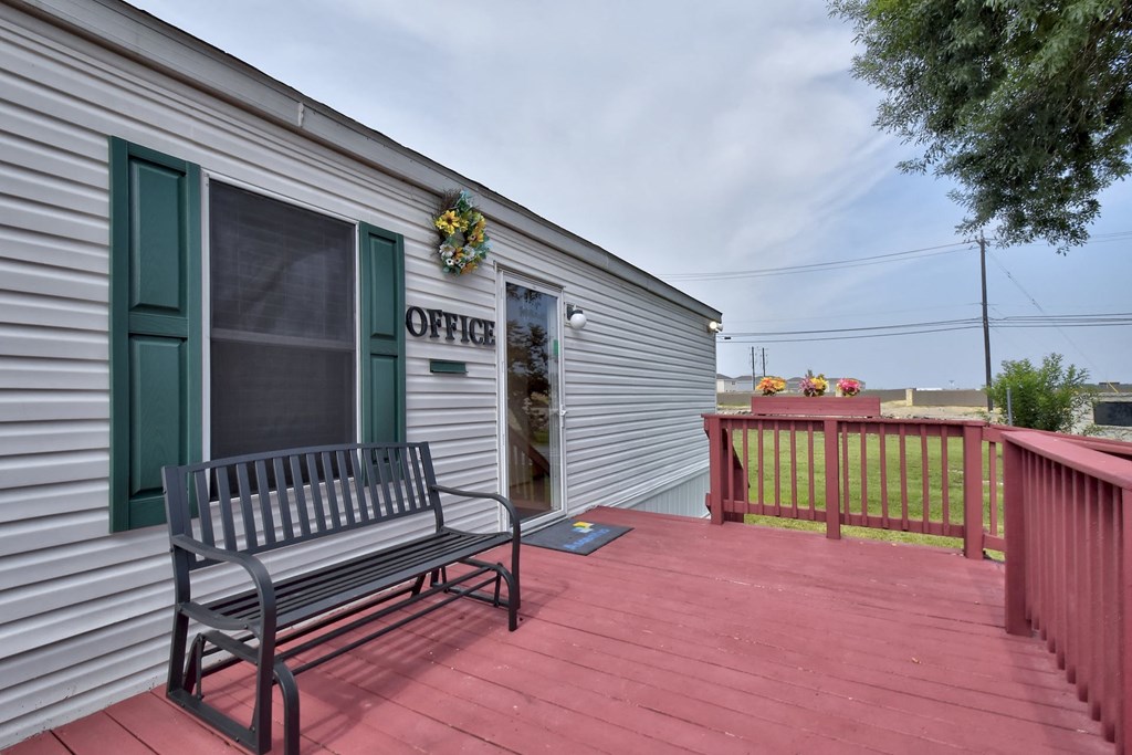Benches Available To Relax at Country Oaks, Texas