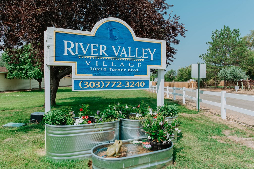 River Valley Community Welcome Sign