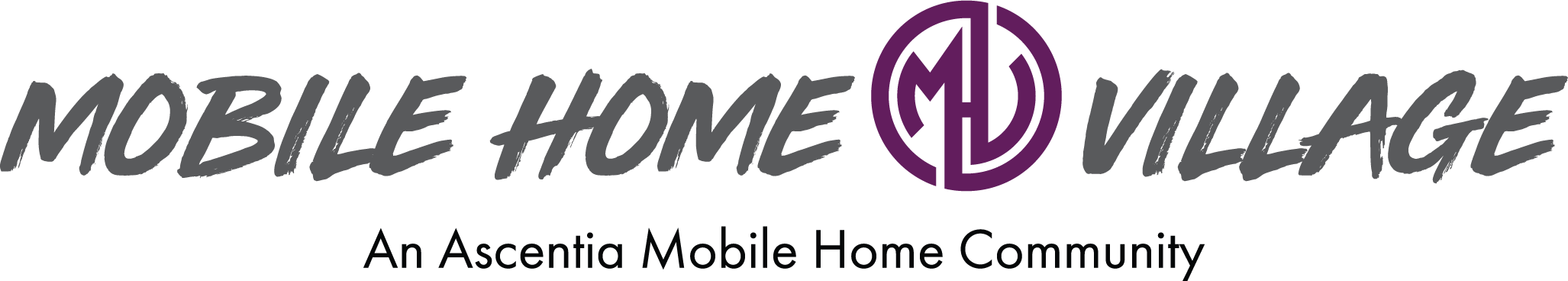 Logo at Mobile Home Village, Cheyenne, Wyoming