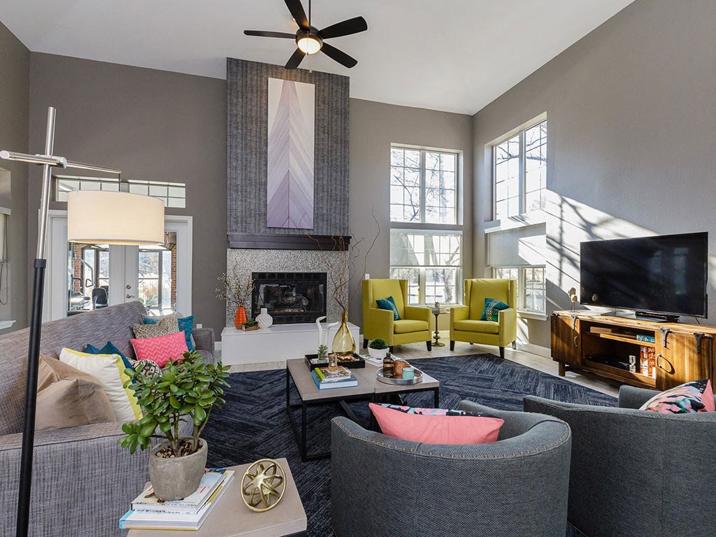 Large clubhouse at Reflection Cove Apartments, Manchester, MO, 63021