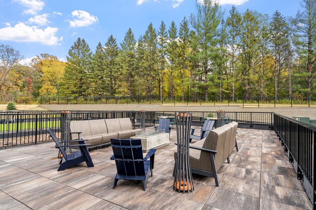 Patio at The Aurilla, Minnesota