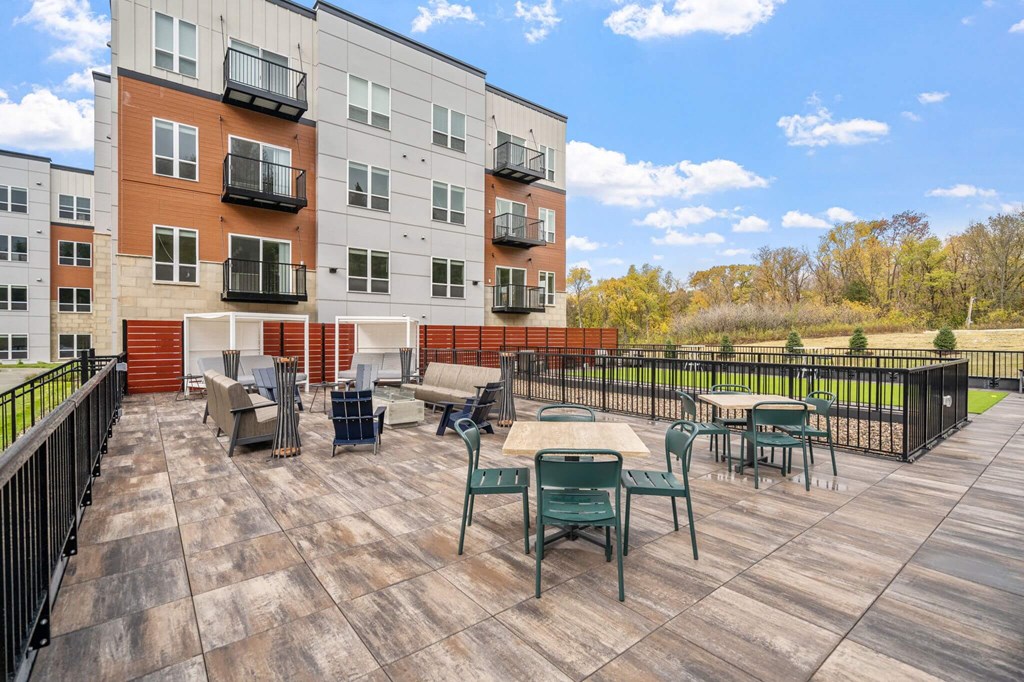 Community Sundeck at The Aurilla, Cottage Grove, Minnesota