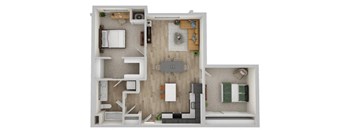 1C Floor Plan at The Westlyn, West Saint Paul, MN