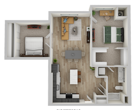 1 Bedroom Apartments at The Westlyn Apartments