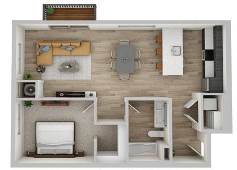 1F Floor Plan at The Westlyn, Minnesota