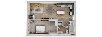 1G Floor Plan at The Westlyn, Minnesota