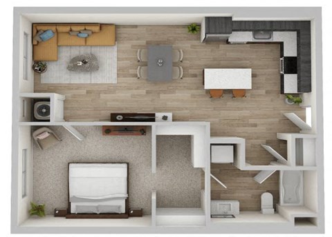 1G Floor Plan at The Westlyn, Minnesota