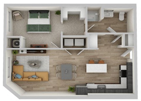 1H Floor Plan at The Westlyn, West Saint Paul, 55118