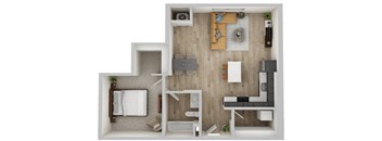 1K Floor Plan at The Westlyn, West Saint Paul, 55118