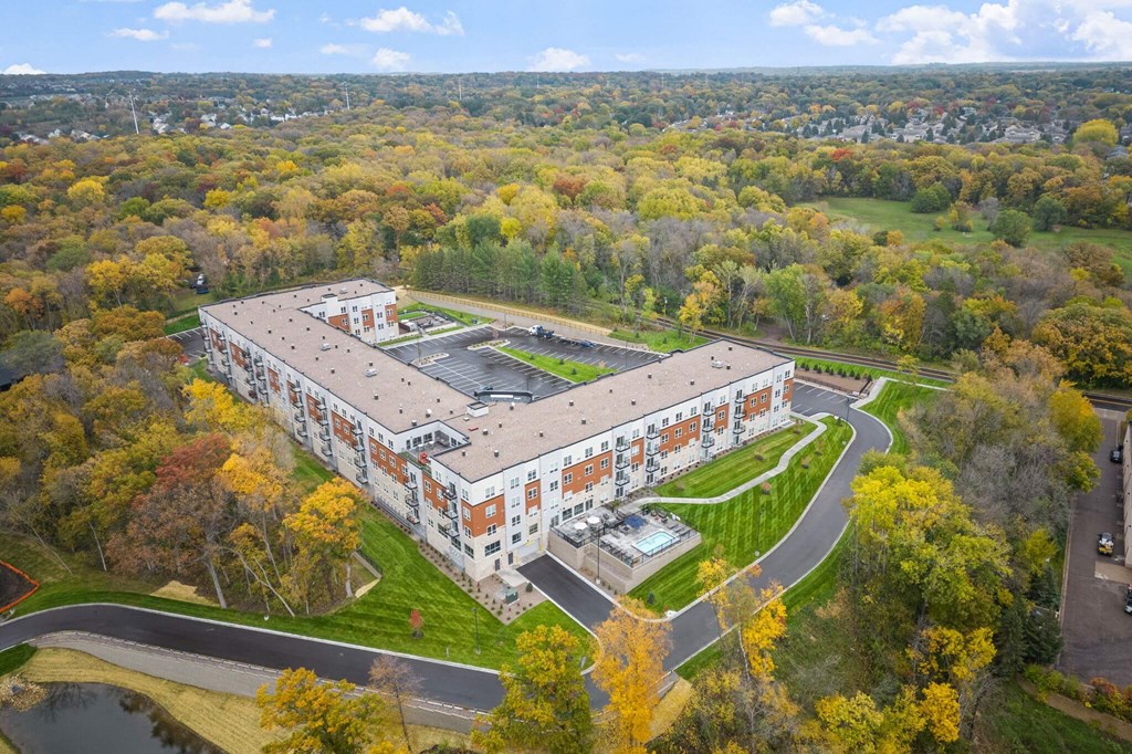an aerial view of the property at The Aurilla, Minnesota