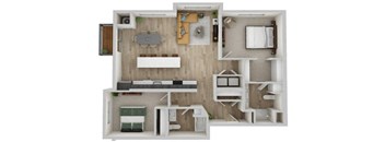 2C Floor Plan at The Westlyn, West Saint Paul