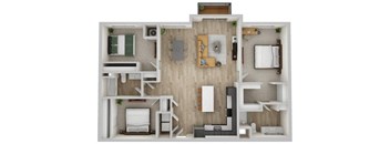 3A Floor Plan at The Westlyn, West Saint Paul, Minnesota