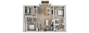 3C Floor Plan at The Westlyn, West Saint Paul, MN