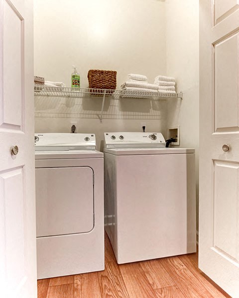 washer and dryer at The Bradford at Easton Apartments in Columbus, OH