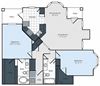 2 bedroom 2 bath Floor Plan 2 bedroom 2 bath Floor Plan at Waterford Place Apartments, Memphis, 38125