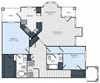 Two Bed Two Bath Floor Plan Two Bed Two Bath Floor Plan at Waterford Place Apartments, Memphis, Tennessee