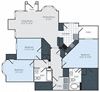 3 Bed 2 Bath Floor Plan 3 Bed 2 Bath Floor Plan at Waterford Place Apartments, Memphis
