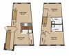 Cressmere Floor Plan Cressmere Floor Plan at Crescent Centre Apartments, Louisville, Kentucky