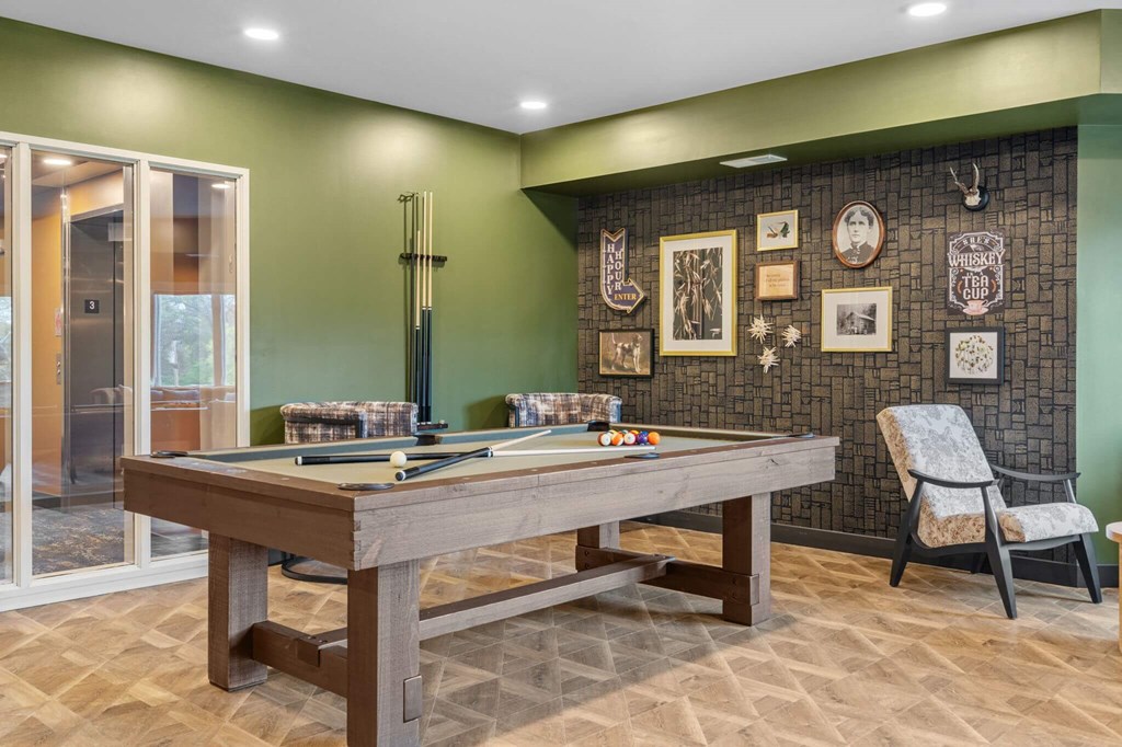 Pool Table at The Aurilla, Minnesota