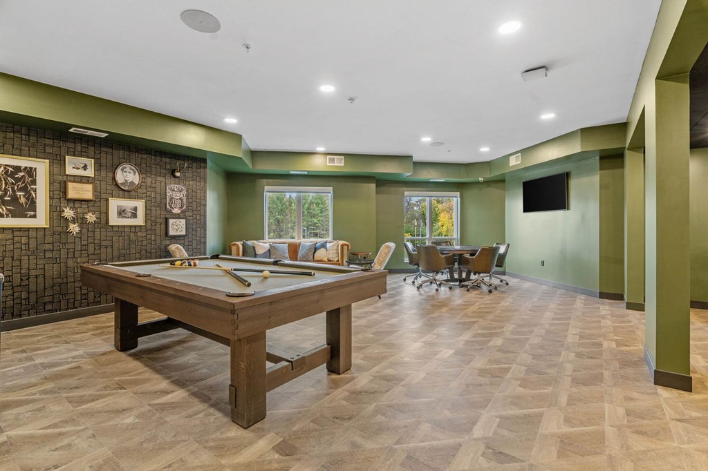 Billiards Table In Clubhouse at The Aurilla, Cottage Grove, Minnesota