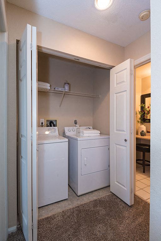 In Home Full Size Washer And Dryer In Home Full Size Washer And Dryer at Reflection Cove Apartments, Manchester, 63021 - Photo Gallery