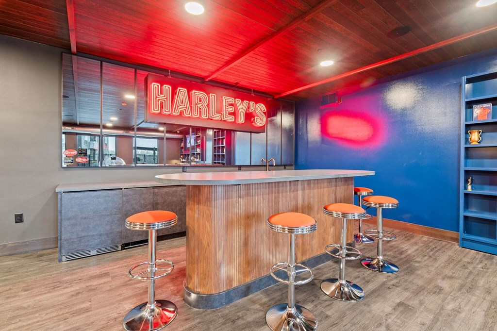 Harley's Residents Only Speakeasy at The Hallon Apartments,  Hopkins