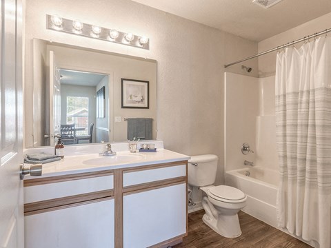 Luxurious Bathroom at The Villas at Bailey Ranch Apartments, Owasso, OK 74055