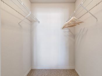 Closet View at The Villas at Bailey Ranch Apartments, Oklahoma, 74055