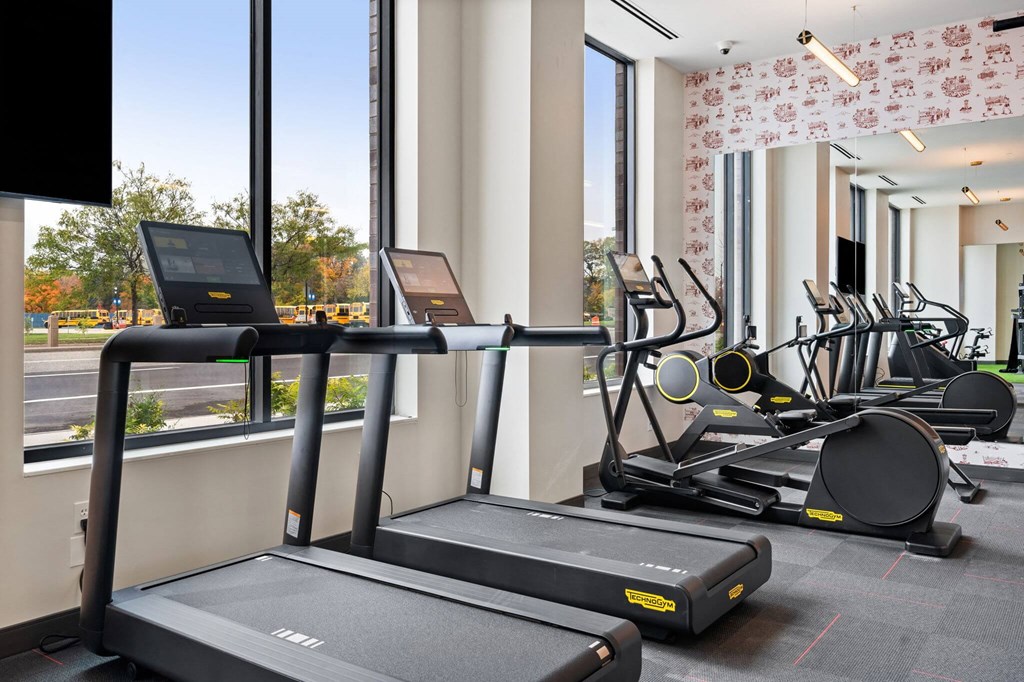 Cardio Machines at The Hallon Apartments,  Hopkins, MN