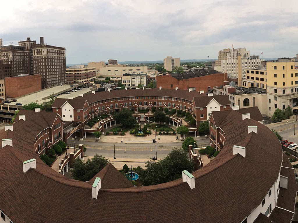 Aerial View Of The Property at Crescent Centre Apartments, Louisville, Kentucky