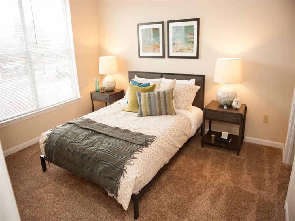 Gorgeous Bedroom at Waterford Place Apartments in Memphis TN