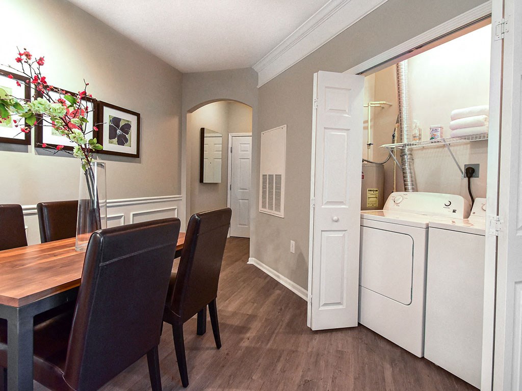 In-suite washer and dryer at Central Park Apartments in Worthington, Columbus, OH