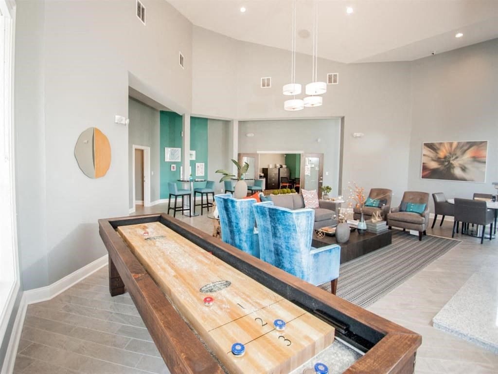 Game Room With Shuffle Board at Waterford Place Apartments,  Waterford Place Apartments in Memphis TN