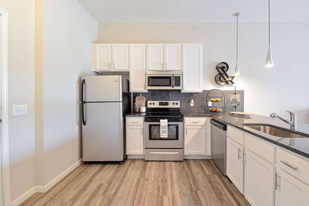 Stainless Steel Appliances Kitchen at Mirada Apartments, Lewis Center