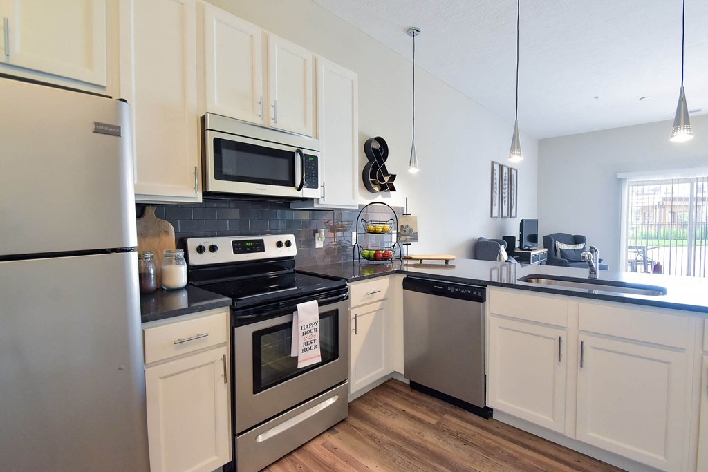 Fully Equipped Kitchen at Mirada Apartments, Lewis Center, Ohio