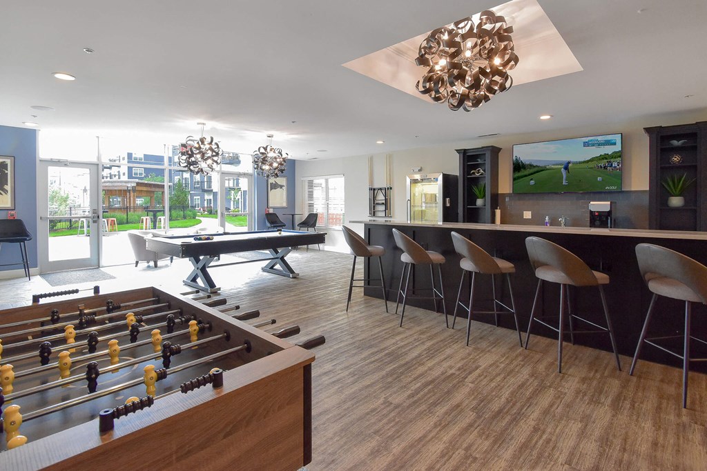 Games Area at Mirada Apartments, Lewis Center, Ohio, 43035