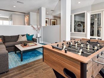 Residents clubhouse at Kenyon Square Apartments, Westerville, OH, 43082