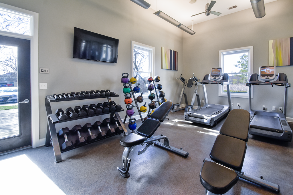 Gym at The Bradford at Easton Apartments in Columbus, OH