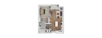 North floor plan image at Park 205, Park Ridge, Illinois