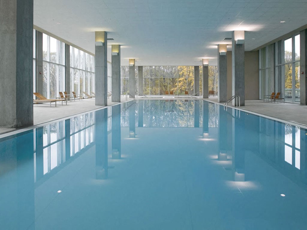 Large Indoor Pool at Optima Old Orchard Woods, Skokie, IL, 60077