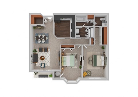 a1 floor plan  1 bedroom  1199 square feet