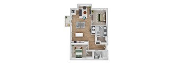 Ridge floor plan image at Park 205, Park Ridge, IL, 60068