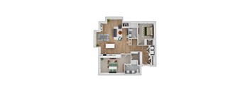 Rotary floor plan image at Park 205, Park Ridge