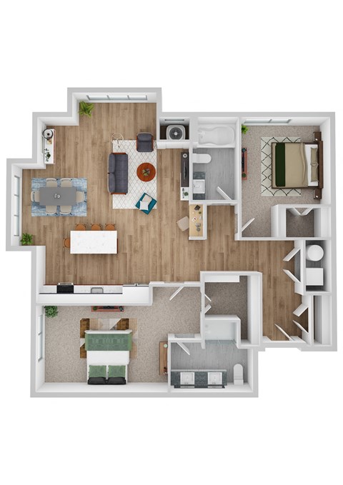 Rotary floor plan image at Park 205, Park Ridge